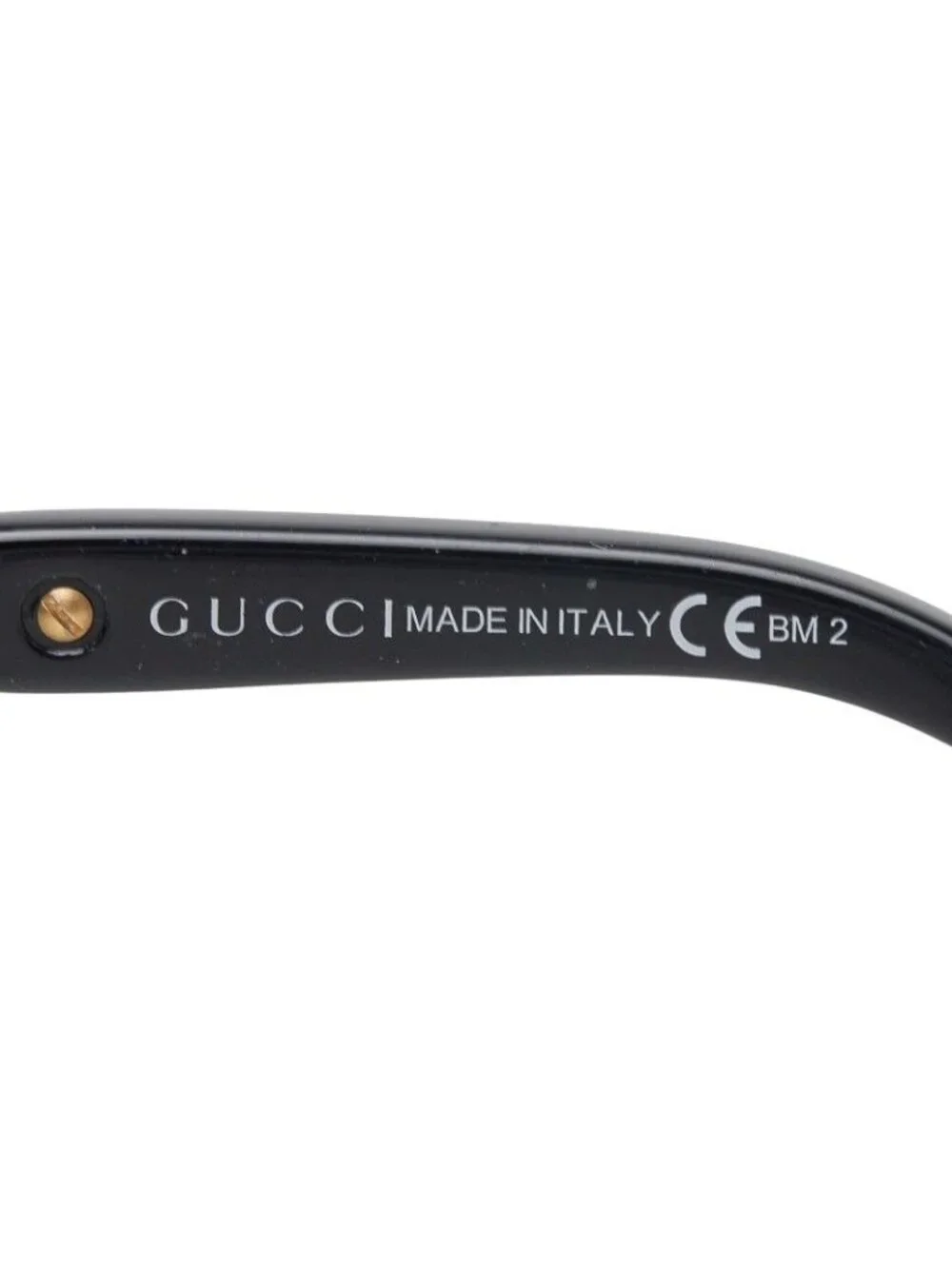 Gucci Marina Chain Gradient Lens Sunglasses Black Acetate Eyewear